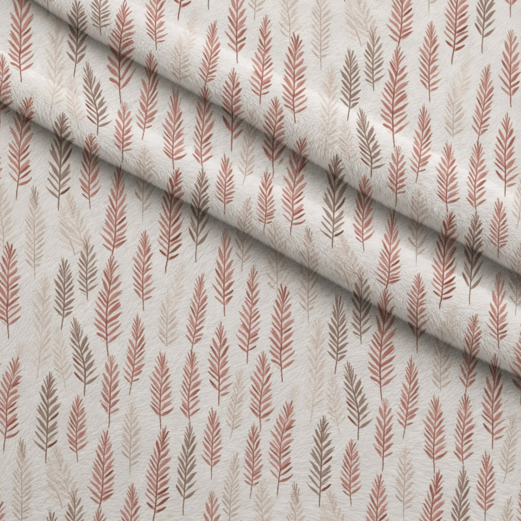 Blush Snowfall Pattern 11 Minky Fabric — plush minky folded close-up preview (mv-minky-v1:lying)