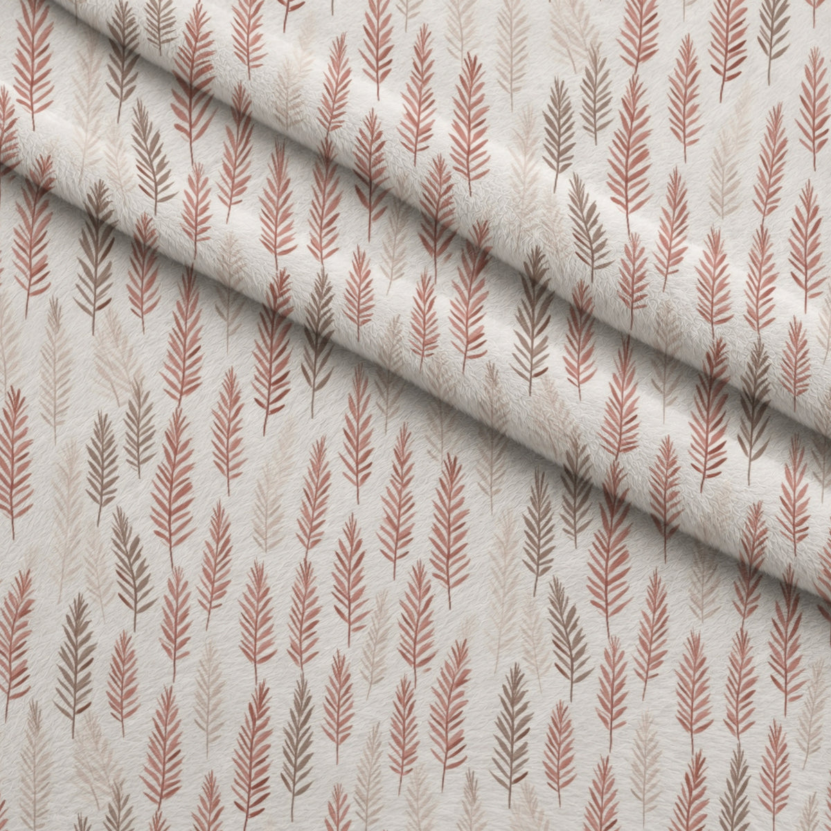Blush Snowfall Pattern 11 Minky Fabric — plush minky folded close-up preview (mv-minky-v1:lying)