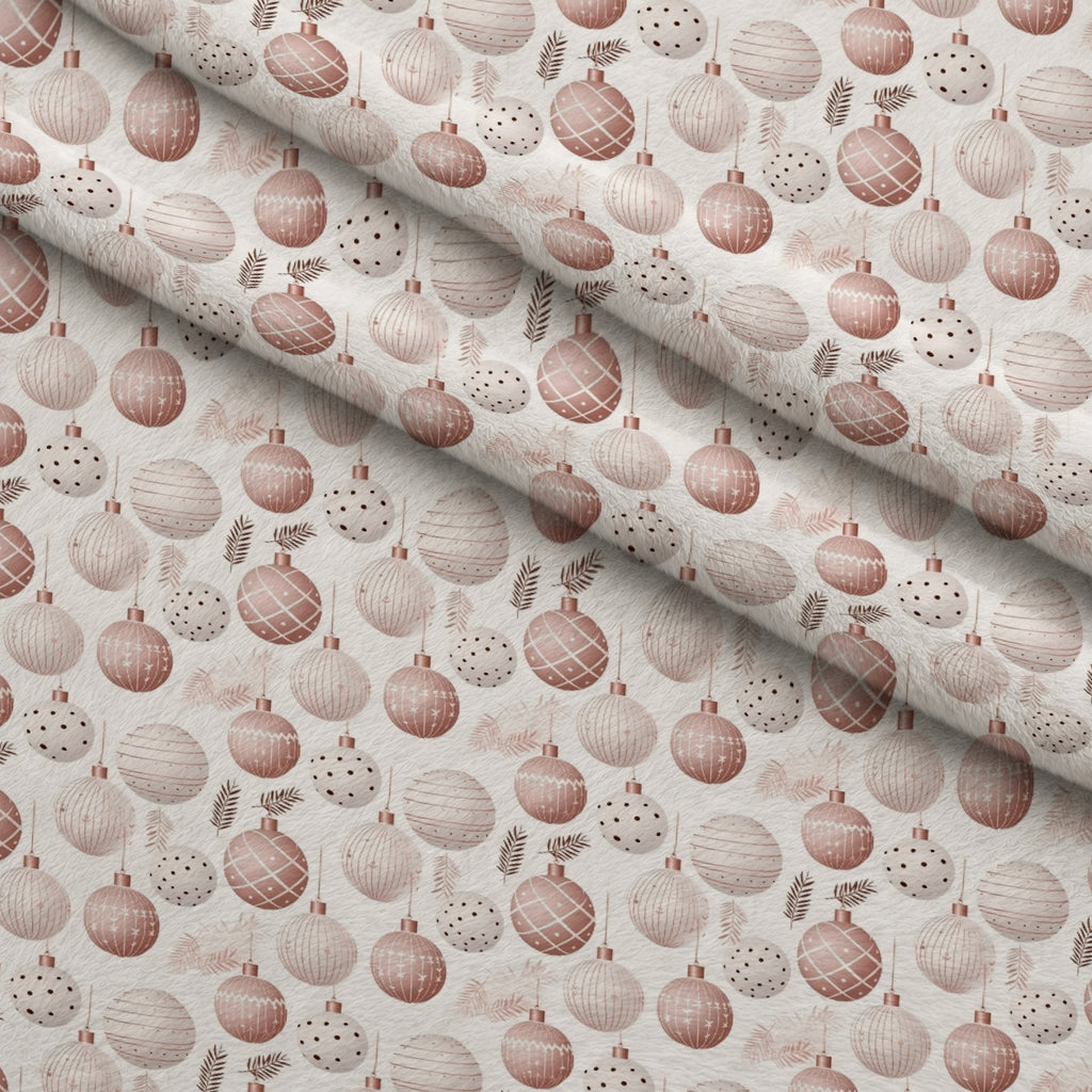 Blush Snowfall Pattern 6 Minky Fabric — plush minky folded close-up preview (mv-minky-v1:lying)