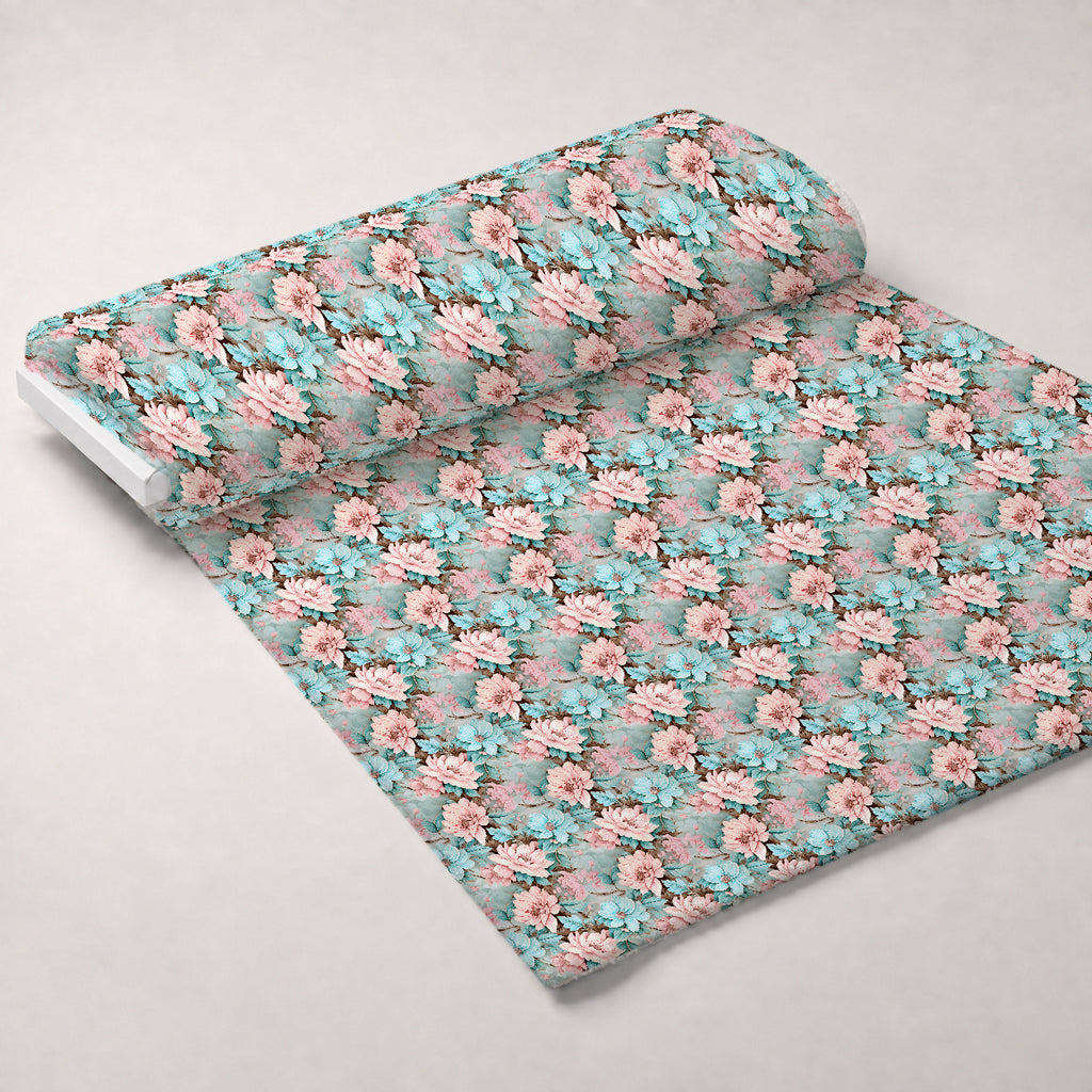 Blushwood Blossom Pattern 10 Minky Fabric — plush minky unrolled bolt preview (mv-minky-v1:bolt)