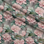 Blushwood Blossom Pattern 4 Minky Fabric — plush minky folded close-up preview (mv-minky-v1:lying)