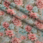 Blushwood Blossom Pattern 5 Minky Fabric — plush minky folded close-up preview (mv-minky-v1:lying)