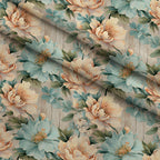 Blushwood Blossom Pattern 7 Minky Fabric — plush minky folded close-up preview (mv-minky-v1:lying)