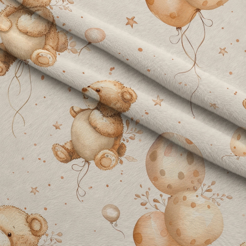 Boho Baby Dreams Pattern 1 Minky Fabric — plush minky folded close-up preview (mv-minky-v1:lying)