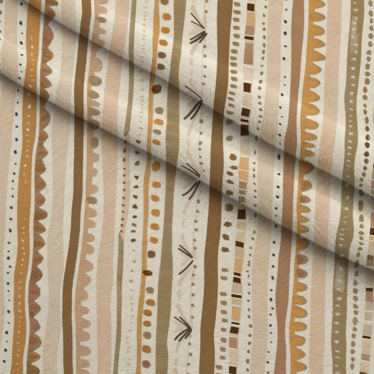 Boho Baby Dreams Pattern 14 Minky Fabric — plush minky folded close-up preview (mv-minky-v1:lying)