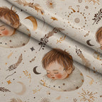 Boho Baby Dreams Pattern 25 Minky Fabric — plush minky folded close-up preview (mv-minky-v1:lying)
