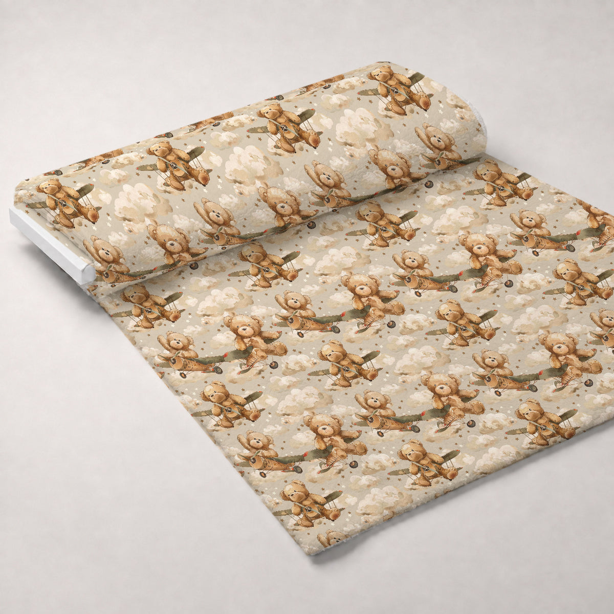 Boho Baby Dreams Pattern 5 Minky Fabric — plush minky unrolled bolt preview (mv-minky-v1:bolt)