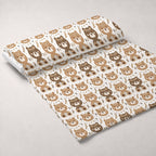 Boho Baby Dreams Pattern 6 Minky Fabric — plush minky unrolled bolt preview (mv-minky-v1:bolt)