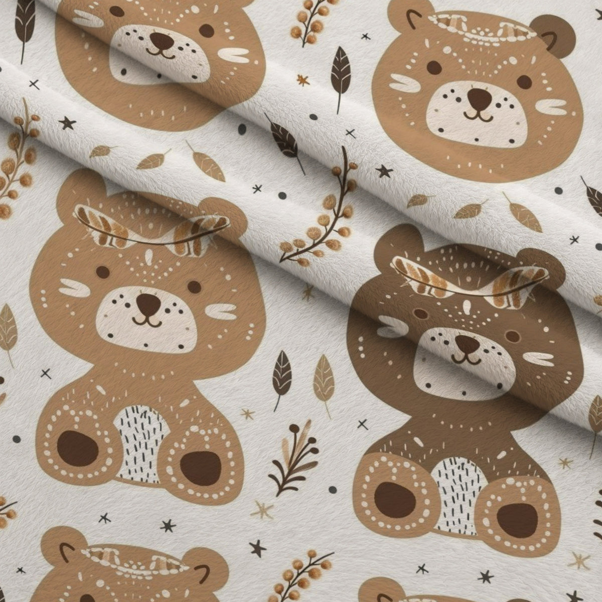 Boho Baby Dreams Pattern 6 Minky Fabric — plush minky folded close-up preview (mv-minky-v1:lying)