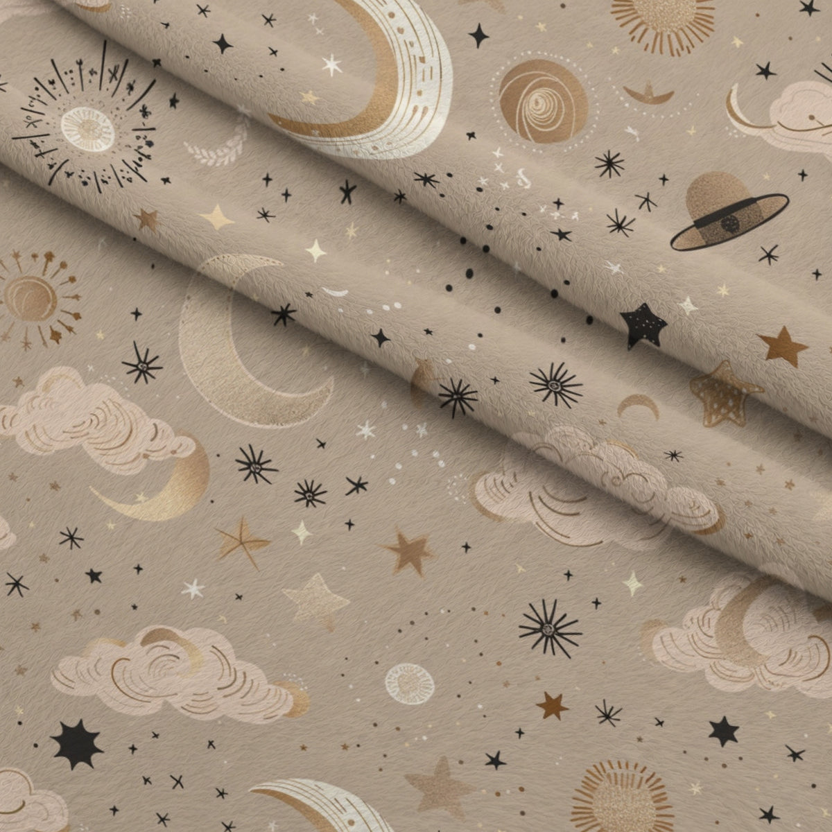 Boho Baby Dreams Pattern 9 Minky Fabric — plush minky folded close-up preview (mv-minky-v1:lying)