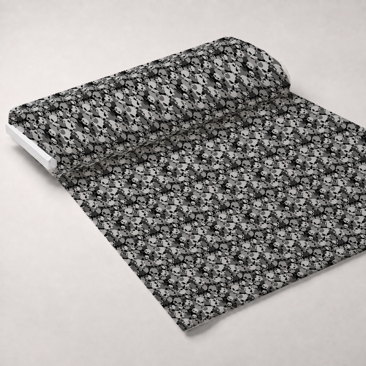Bone Brigade Pattern 1 Minky Fabric — plush minky unrolled bolt preview (mv-minky-v1:bolt)