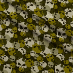 Bone Brigade Pattern 5 Minky Fabric — plush minky folded close-up preview (mv-minky-v1:lying)