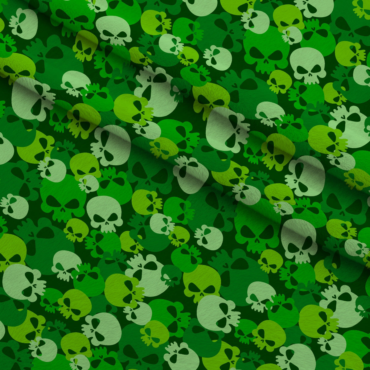 Bone Brigade Pattern 6 Minky Fabric — plush minky folded close-up preview (mv-minky-v1:lying)