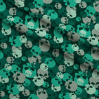 Bone Brigade Pattern 7 Minky Fabric — plush minky folded close-up preview (mv-minky-v1:lying)