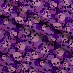 Bone Brigade Pattern 9 Minky Fabric — plush minky folded close-up preview (mv-minky-v1:lying)