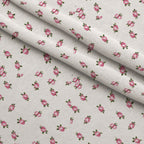 Bows and Blooms Pattern 3 Minky Fabric — plush minky folded close-up preview (mv-minky-v1:lying)