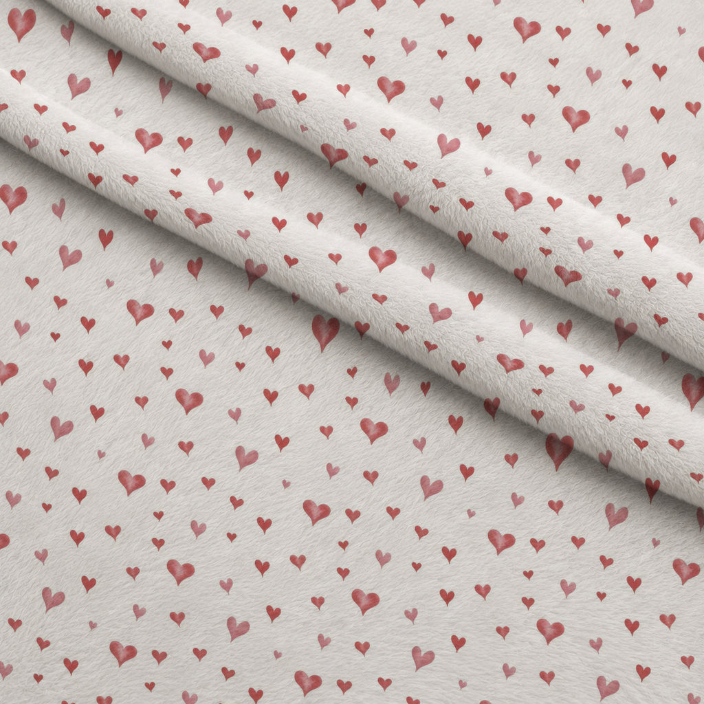 Bows and Blooms Pattern 7 Minky Fabric — plush minky folded close-up preview (mv-minky-v1:lying)