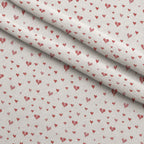Bows and Blooms Pattern 7 Minky Fabric — plush minky folded close-up preview (mv-minky-v1:lying)