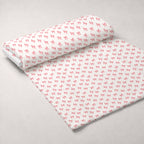 Bows and Blooms Pattern 9 Minky Fabric — plush minky unrolled bolt preview (mv-minky-v1:bolt)