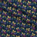 Bramble Garden Reverie Pattern 11 Minky Fabric — plush minky folded close-up preview (mv-minky-v1:lying)