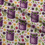 Bramble Garden Reverie Pattern 2 Minky Fabric — plush minky folded close-up preview (mv-minky-v1:lying)