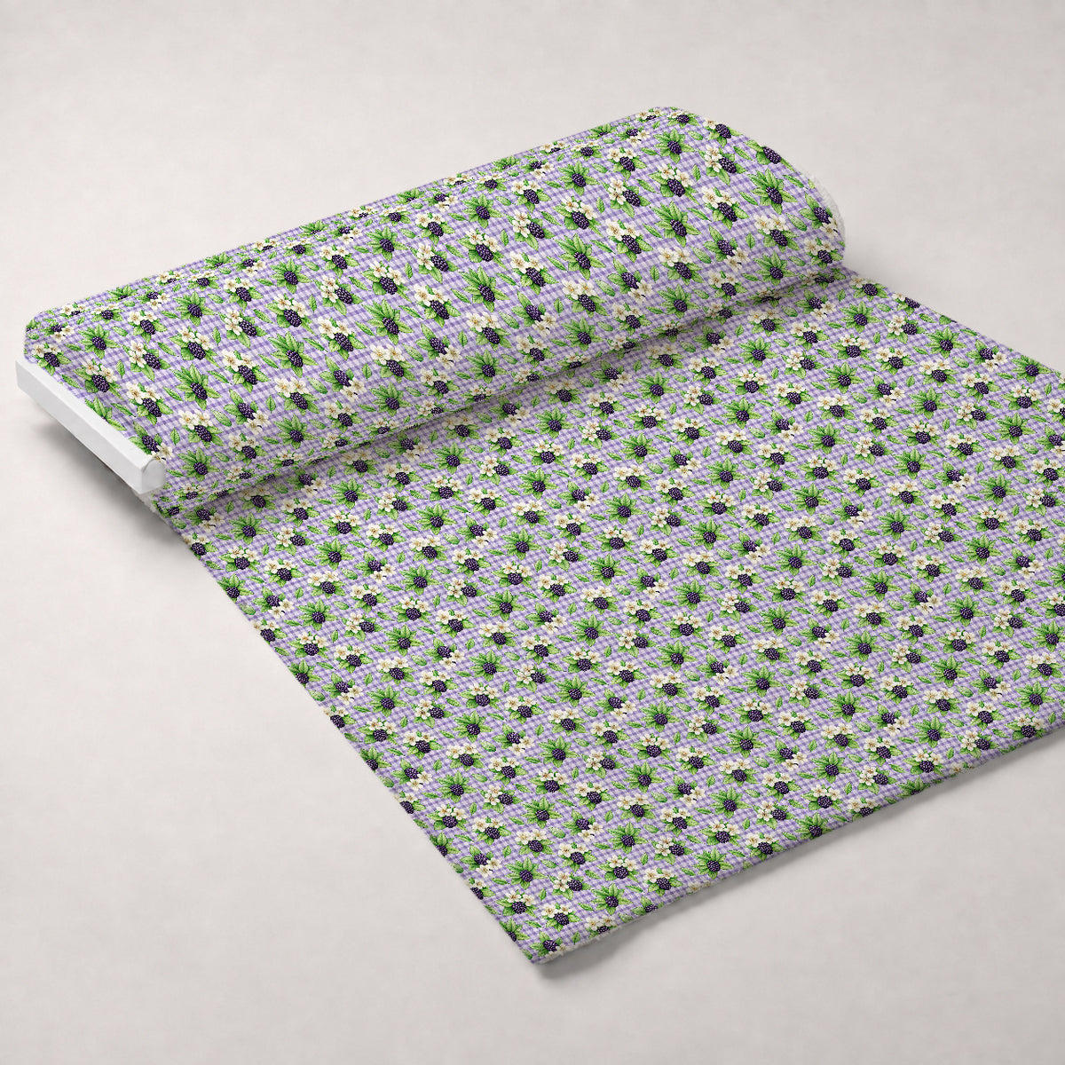 Bramble Garden Reverie Pattern 4 Minky Fabric — plush minky unrolled bolt preview (mv-minky-v1:bolt)