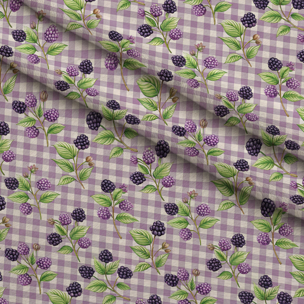 Bramble Garden Reverie Pattern 5 Minky Fabric — plush minky folded close-up preview (mv-minky-v1:lying)
