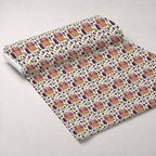 Bramble Garden Reverie Pattern 8 Minky Fabric — plush minky unrolled bolt preview (mv-minky-v1:bolt)