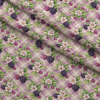 Bramble Garden Reverie Pattern 9 Minky Fabric — plush minky folded close-up preview (mv-minky-v1:lying)