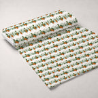 Bunny Blooms Pattern 20 Minky Fabric — plush minky unrolled bolt preview (mv-minky-v1:bolt)