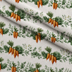 Bunny Blooms Pattern 20 Minky Fabric — plush minky folded close-up preview (mv-minky-v1:lying)