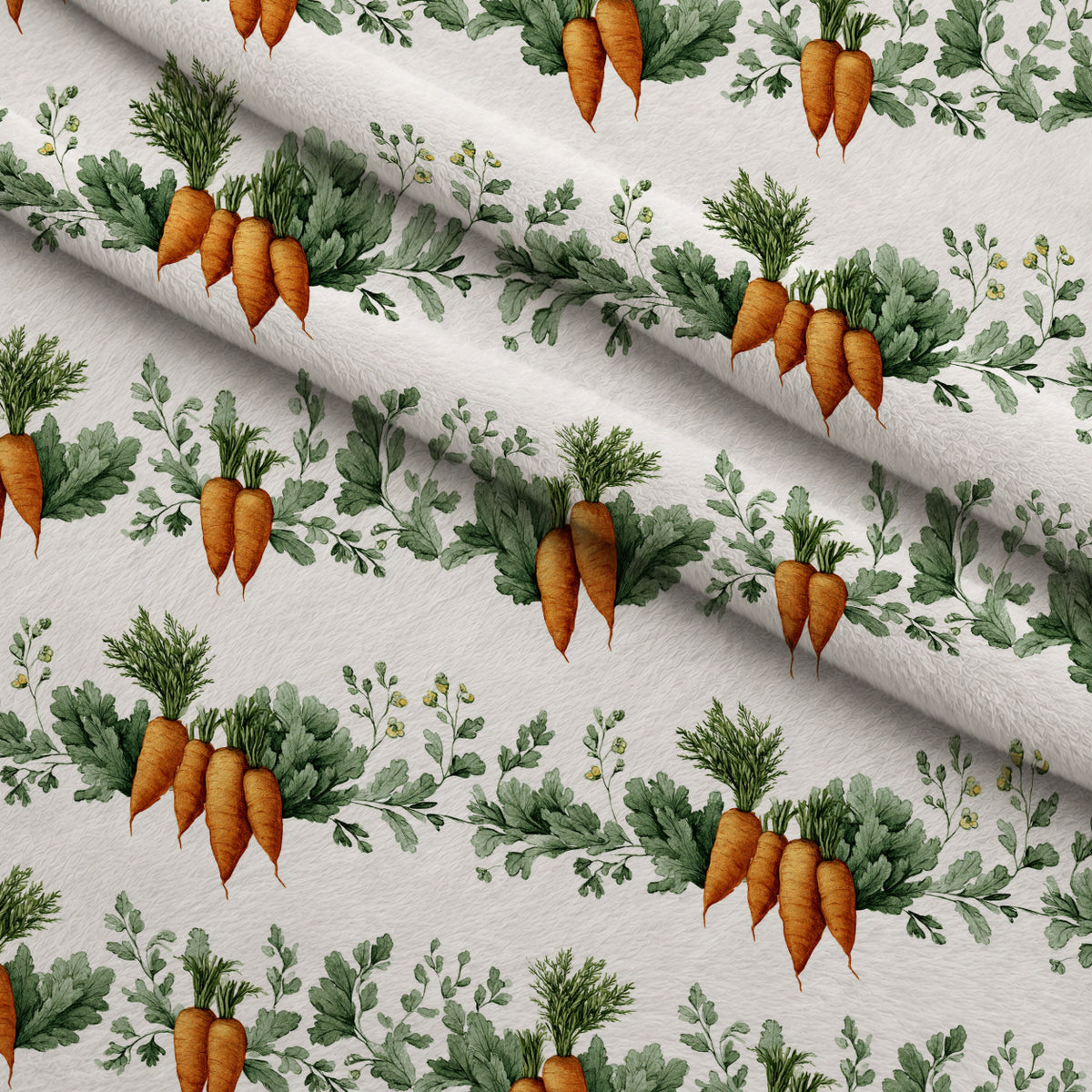 Bunny Blooms Pattern 20 Minky Fabric — plush minky folded close-up preview (mv-minky-v1:lying)