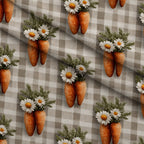 Bunny Blooms Pattern 26 Minky Fabric — plush minky folded close-up preview (mv-minky-v1:lying)