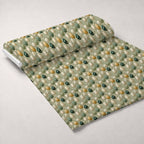 Bunny Blooms Pattern 6 Minky Fabric — plush minky unrolled bolt preview (mv-minky-v1:bolt)