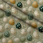 Bunny Blooms Pattern 6 Minky Fabric — plush minky folded close-up preview (mv-minky-v1:lying)