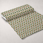 Bunny Blooms Pattern 8 Minky Fabric — plush minky unrolled bolt preview (mv-minky-v1:bolt)