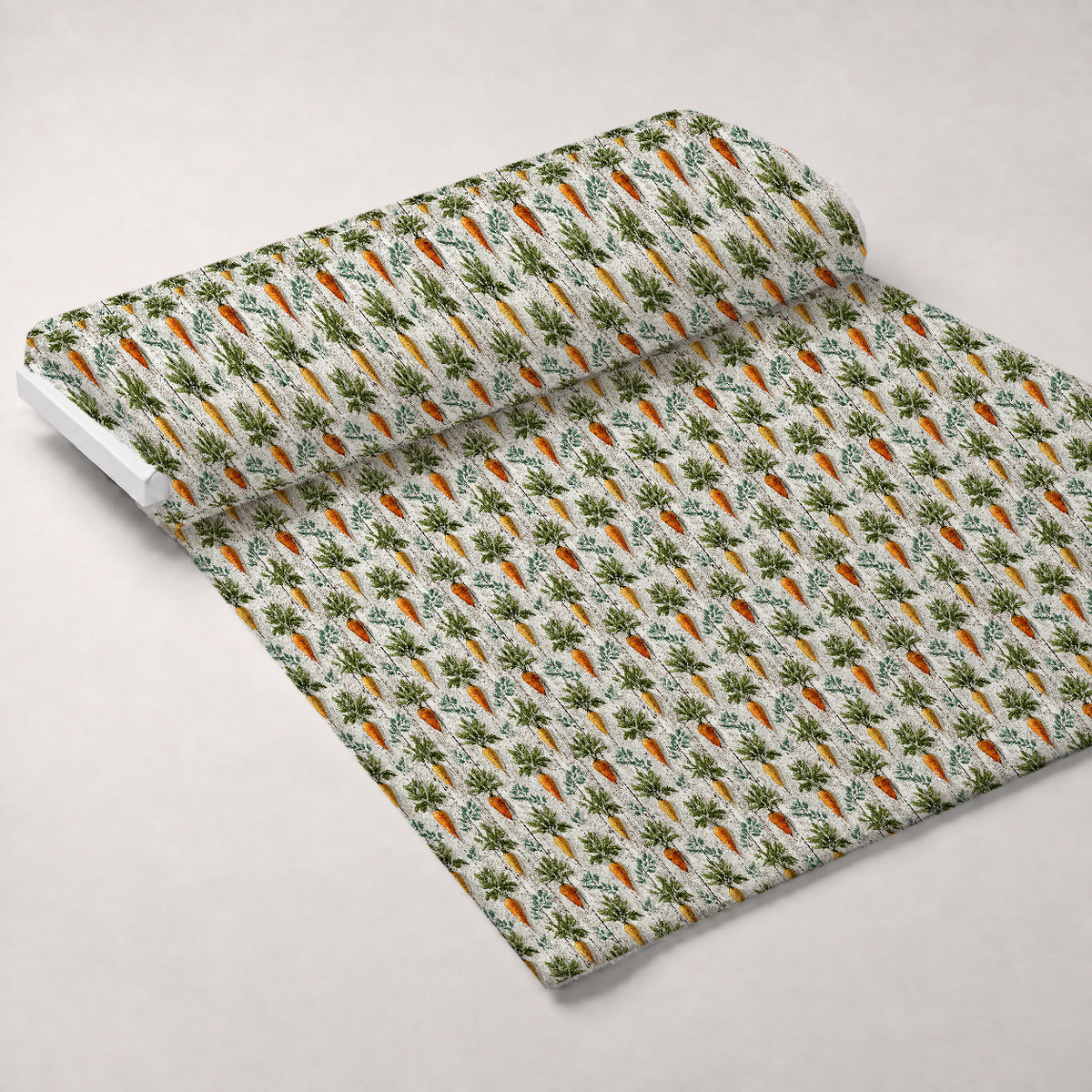 Bunny Blooms Pattern 8 Minky Fabric — plush minky unrolled bolt preview (mv-minky-v1:bolt)