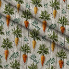 Bunny Blooms Pattern 8 Minky Fabric — plush minky folded close-up preview (mv-minky-v1:lying)