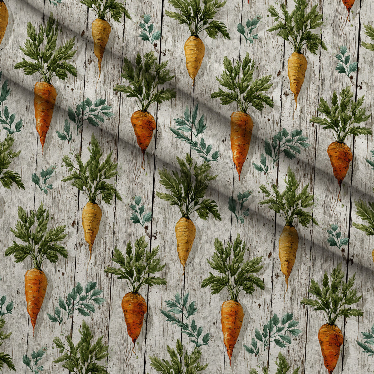 Bunny Blooms Pattern 8 Minky Fabric — plush minky folded close-up preview (mv-minky-v1:lying)