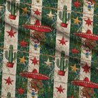 Cactus Fiesta Pattern 20 Minky Fabric — plush minky folded close-up preview (mv-minky-v1:lying)
