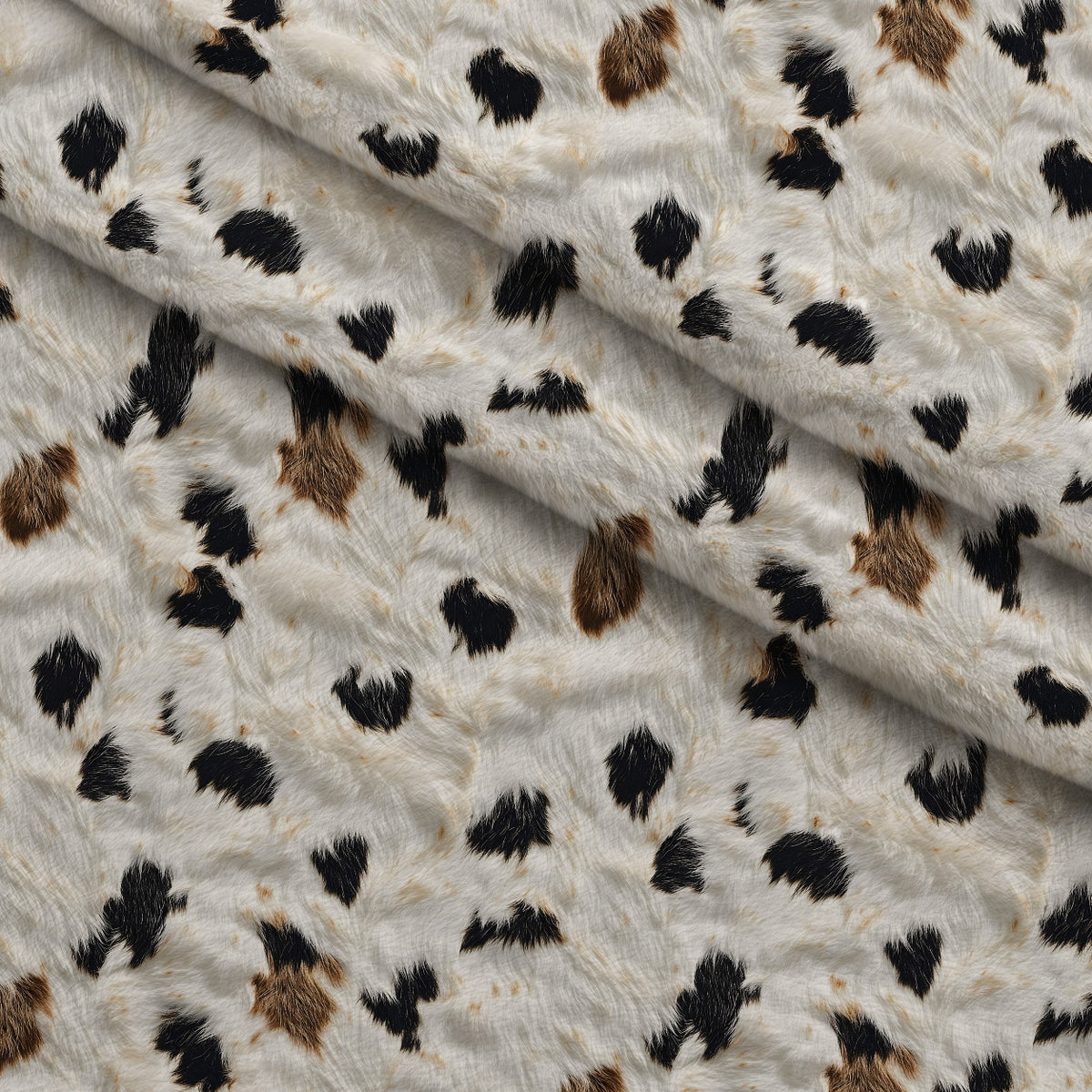 Calico Patches Pattern 13 Minky Fabric — plush minky folded close-up preview (mv-minky-v1:lying)