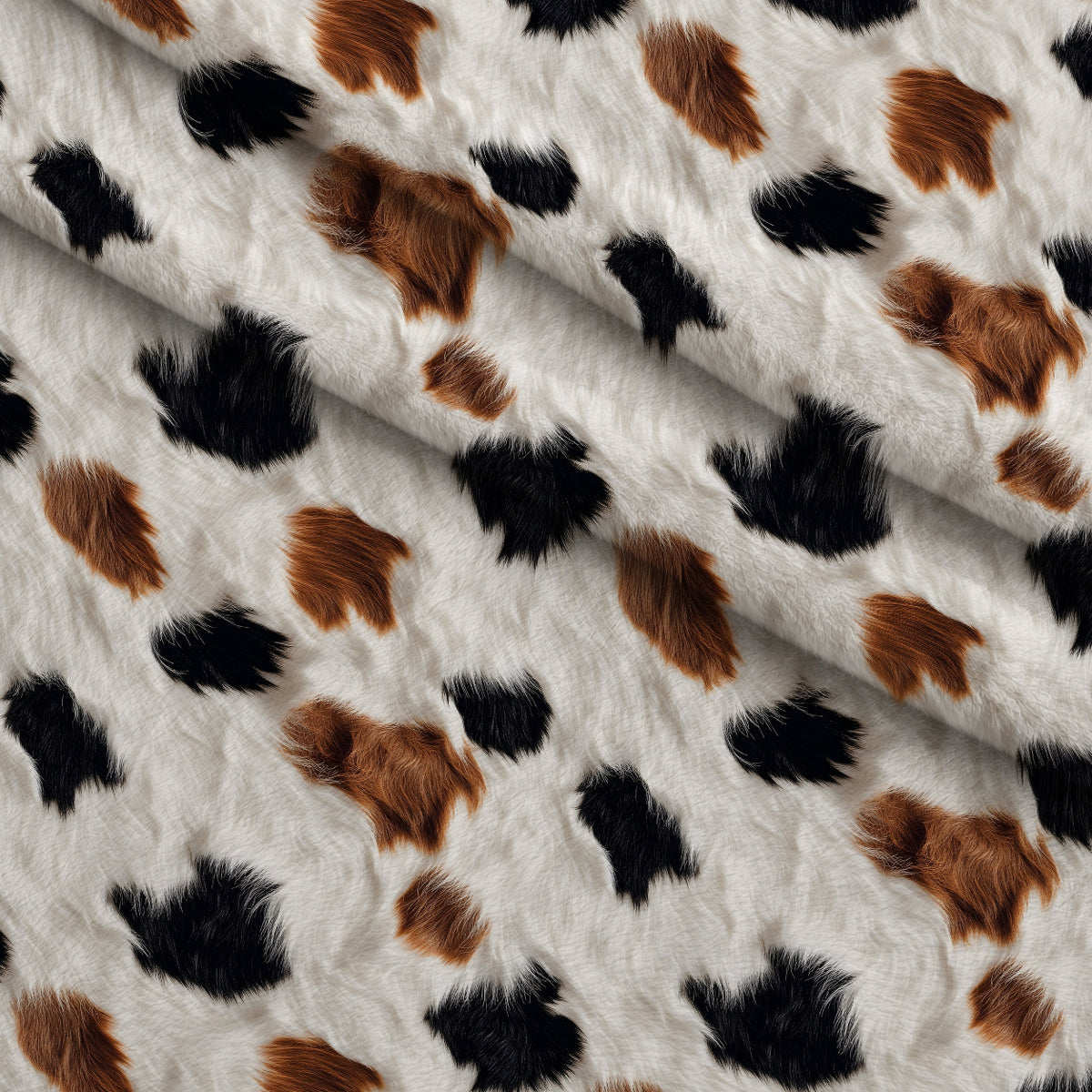 Calico Patches Pattern 15 Minky Fabric — plush minky folded close-up preview (mv-minky-v1:lying)
