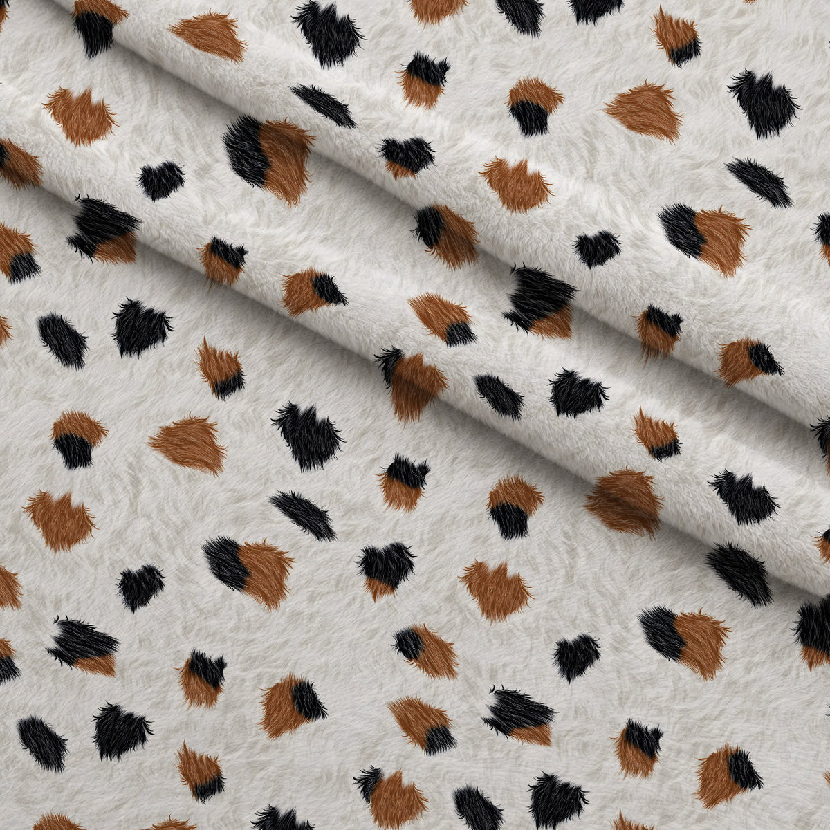 Calico Patches Pattern 18 Minky Fabric — plush minky folded close-up preview (mv-minky-v1:lying)