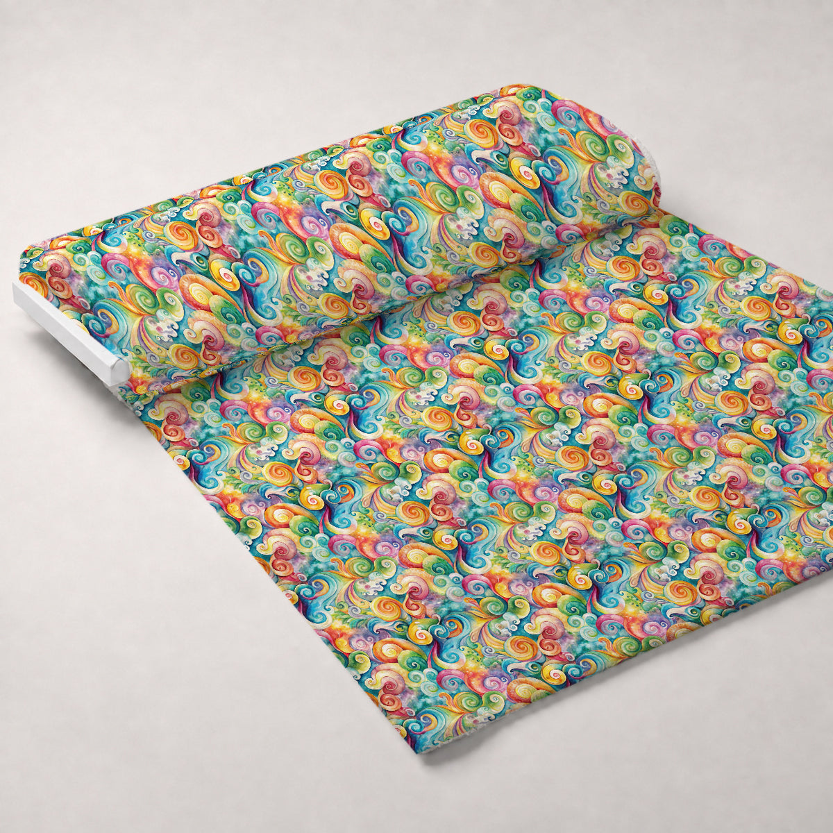 Carnival Swirls Pattern 9 Minky Fabric — plush minky unrolled bolt preview (mv-minky-v1:bolt)