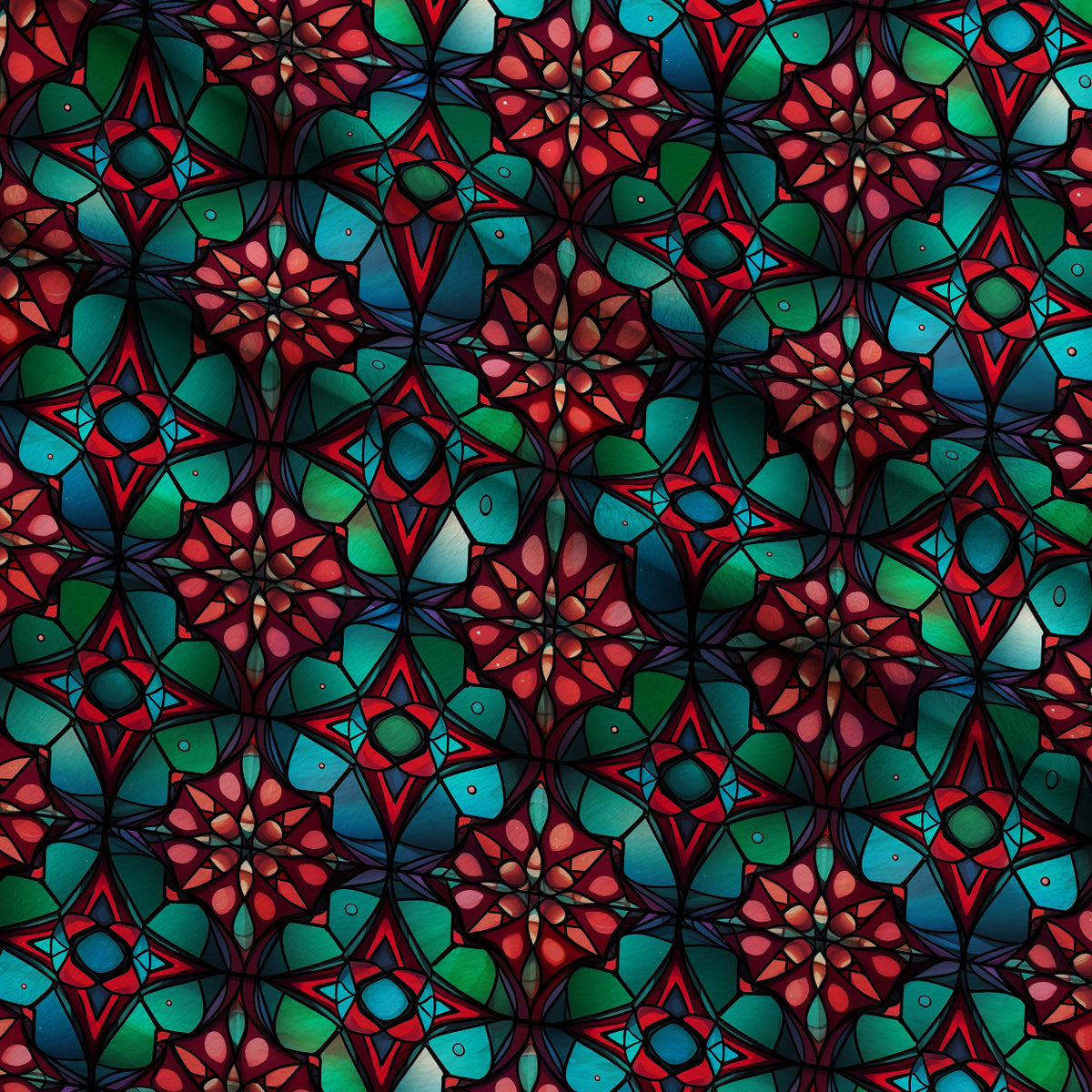 Cathedral Blooms Pattern 10 Minky Fabric — plush minky folded close-up preview (mv-minky-v1:lying)