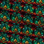 Cathedral Blooms Pattern 12 Minky Fabric — plush minky folded close-up preview (mv-minky-v1:lying)