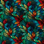Cathedral Blooms Pattern 14 Minky Fabric — plush minky folded close-up preview (mv-minky-v1:lying)