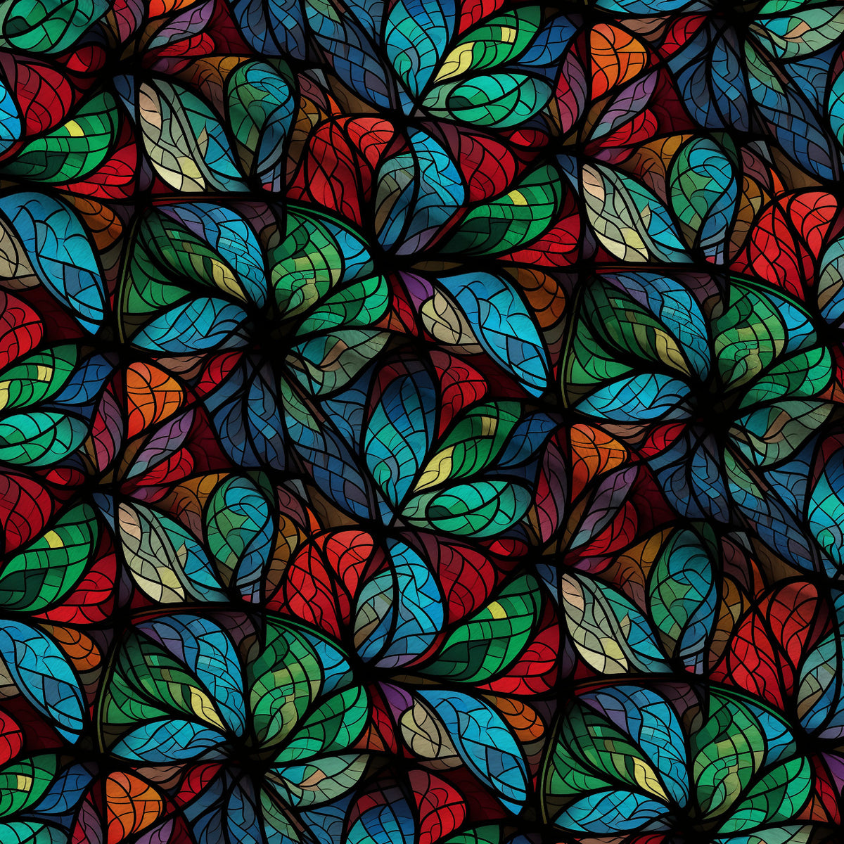 Cathedral Blooms Pattern 15 Minky Fabric — plush minky folded close-up preview (mv-minky-v1:lying)