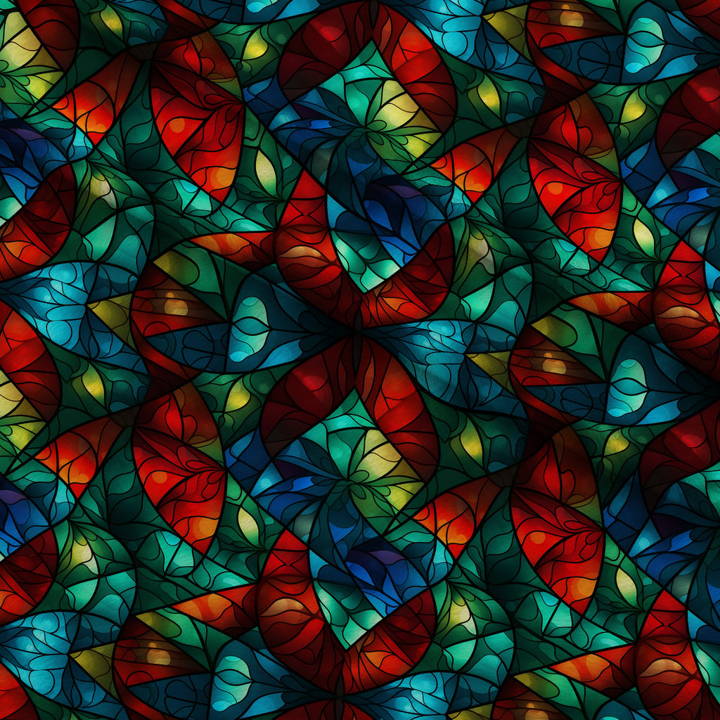 Cathedral Blooms Pattern 16 Minky Fabric — plush minky folded close-up preview (mv-minky-v1:lying)