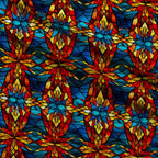 Cathedral Blooms Pattern 18 Minky Fabric — plush minky folded close-up preview (mv-minky-v1:lying)